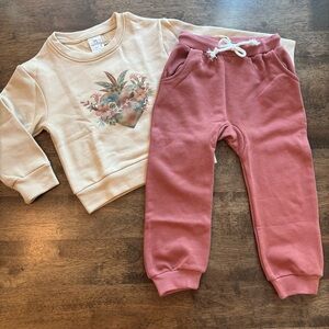 Velvet Fawn cotton top and joggers NWT
